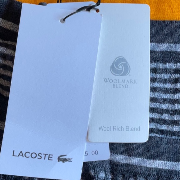 LACOSTE Granite/Brume Wool Blend Tunic Dress in Size 10, NWT - Picture 13 of 15